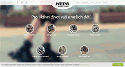 Desktop Screenshot of hepaoutfit.cz